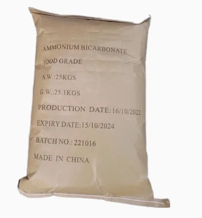 Baking Food Additive Ammonium Bicarbonate CAS1066-33-7
