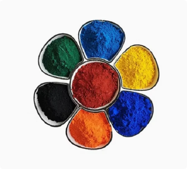 Cas nem. 1309-73-1 színes, piros sárga fekete zöld pigment vas -oxid